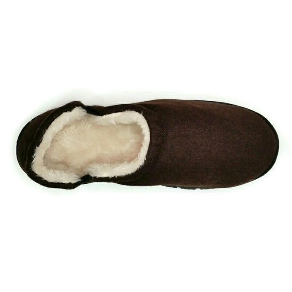 Homitem Mens House Slippers Size 9 Fuzzy Lining - Picture 4 of 12
